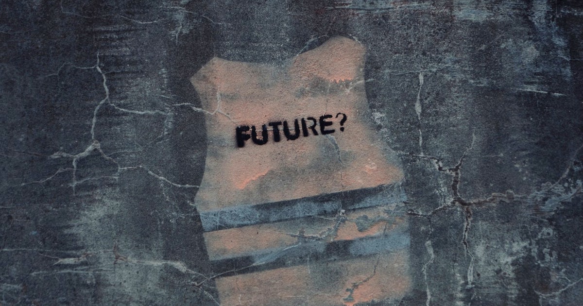 壁に描かれた将来の文字