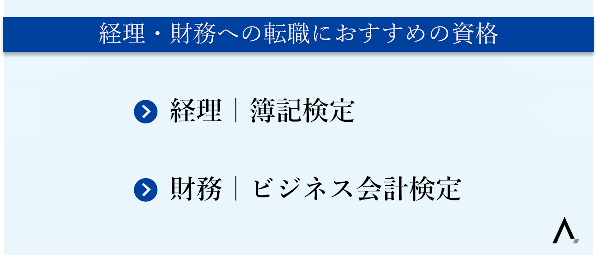 経理・財務への転職におすすめの資格・経理｜簿記検定・財務｜ビジネス会計検定